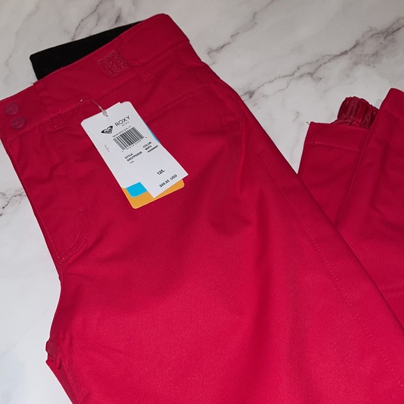 🔥 ROXY Girls' Backyard Insulated Snow Pants. NWT - Picture 3 of 6